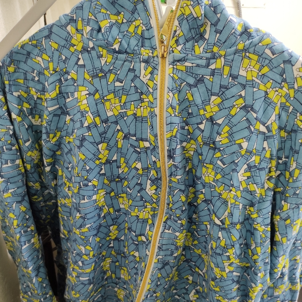 Blue Bullet zip up hoodie by CLH